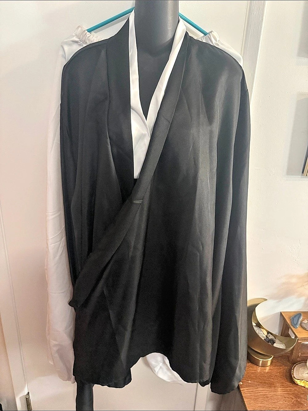Black & White Long Sleeve Ninja costume